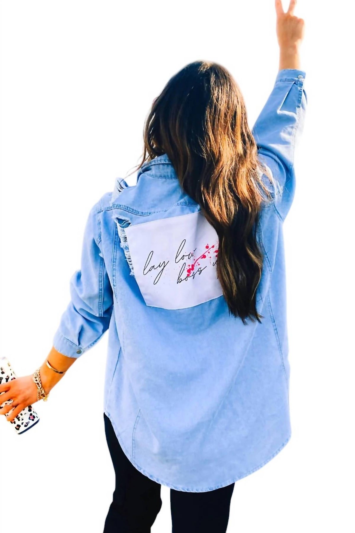 Boss Up Denim Shacket