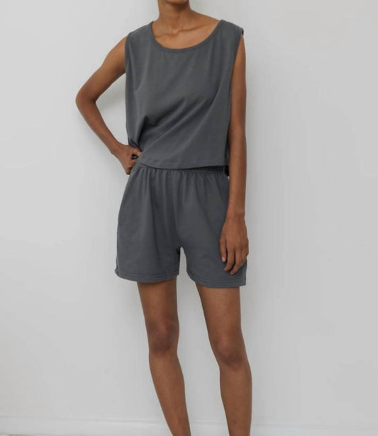 wol hide Women's Wide Tank Top in Stone