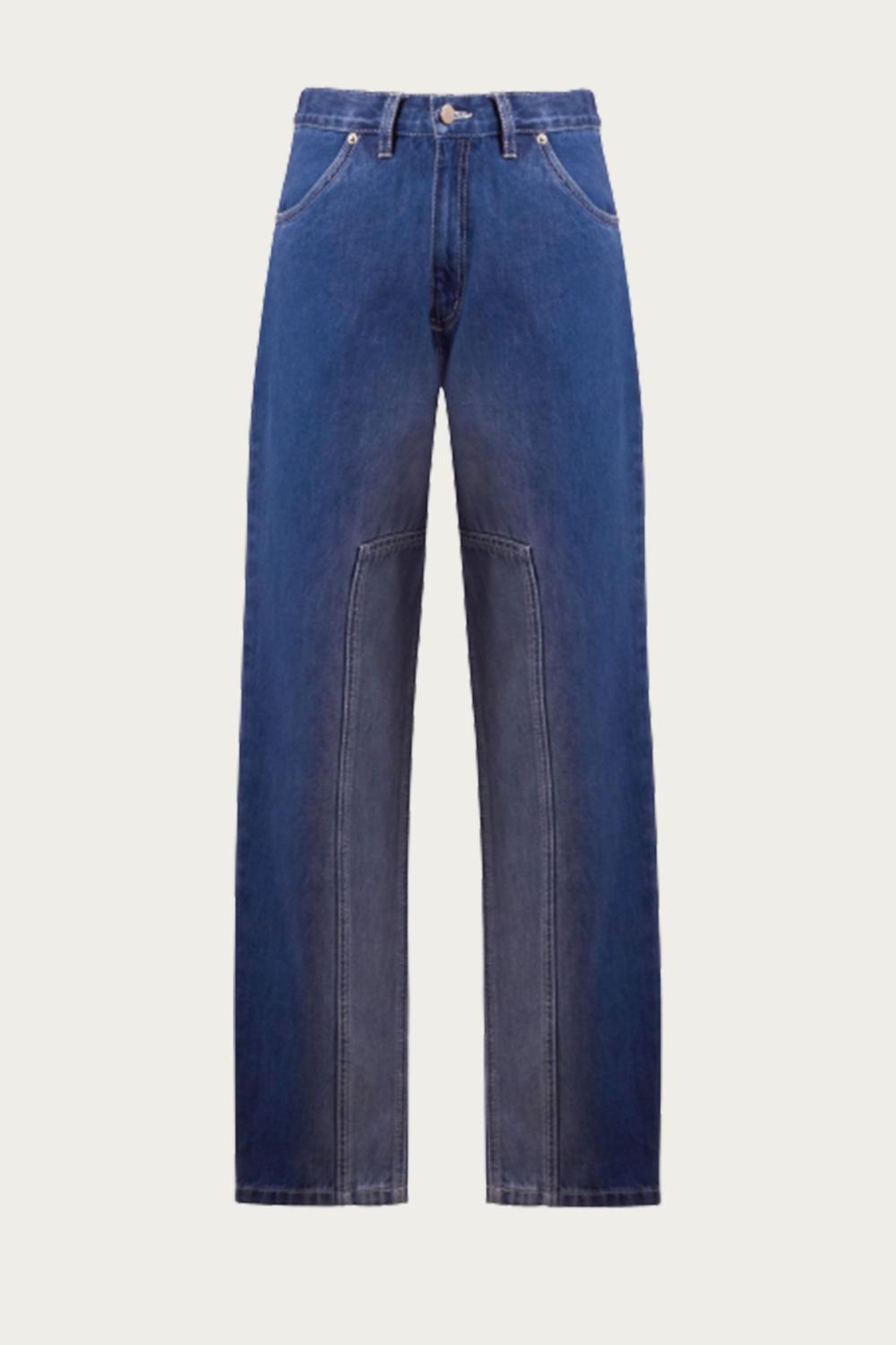 PANEL DENIM JEANS